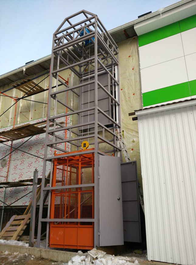 Подъемник грузовой шахтный, 1000 кг, Киров